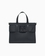 Bolso shopping con logotipo y bandolera extraíble black